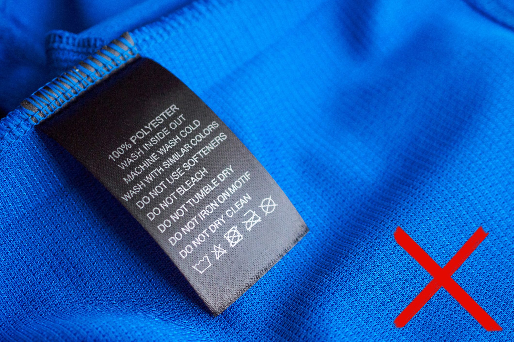 clothes fabric label