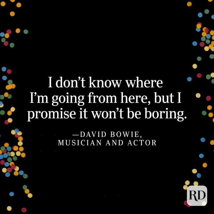 David Bowie New Year Quote