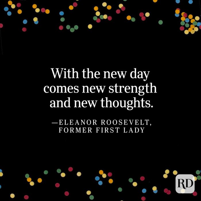 Eleanor Roosevelt New Year Quote