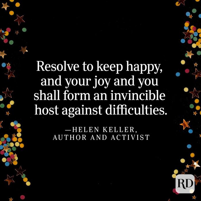 Helen Keller New Year Quote
