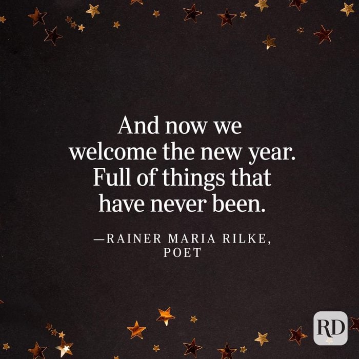Rainer Rilke New Year Quote