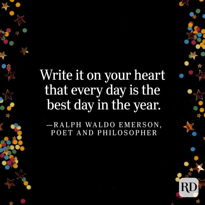 Ralph Waldo Emerson New Year Quote