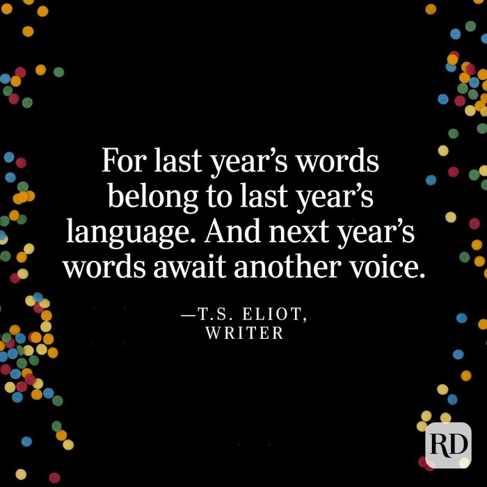Ts Eliot New Year Quote