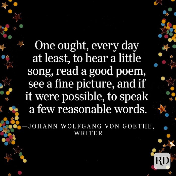 Von Goethe New Year Quote
