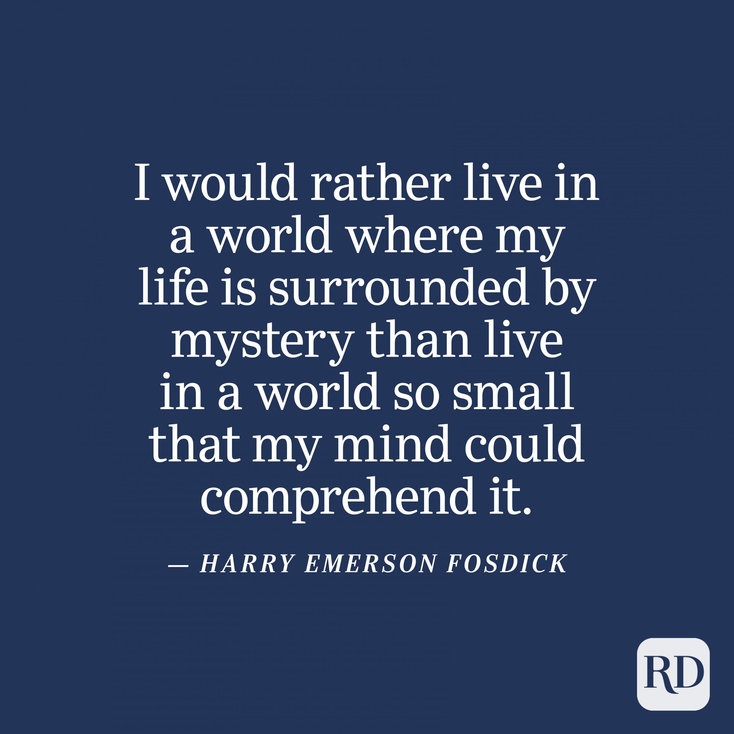 Harry Emerson Fosdick Uplifting Quote