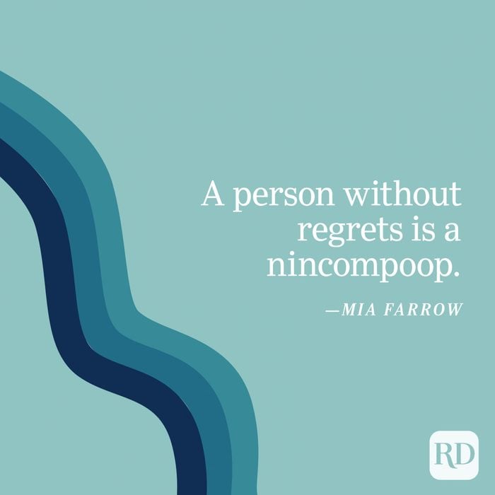 Mia Farrow Uplifting Quote