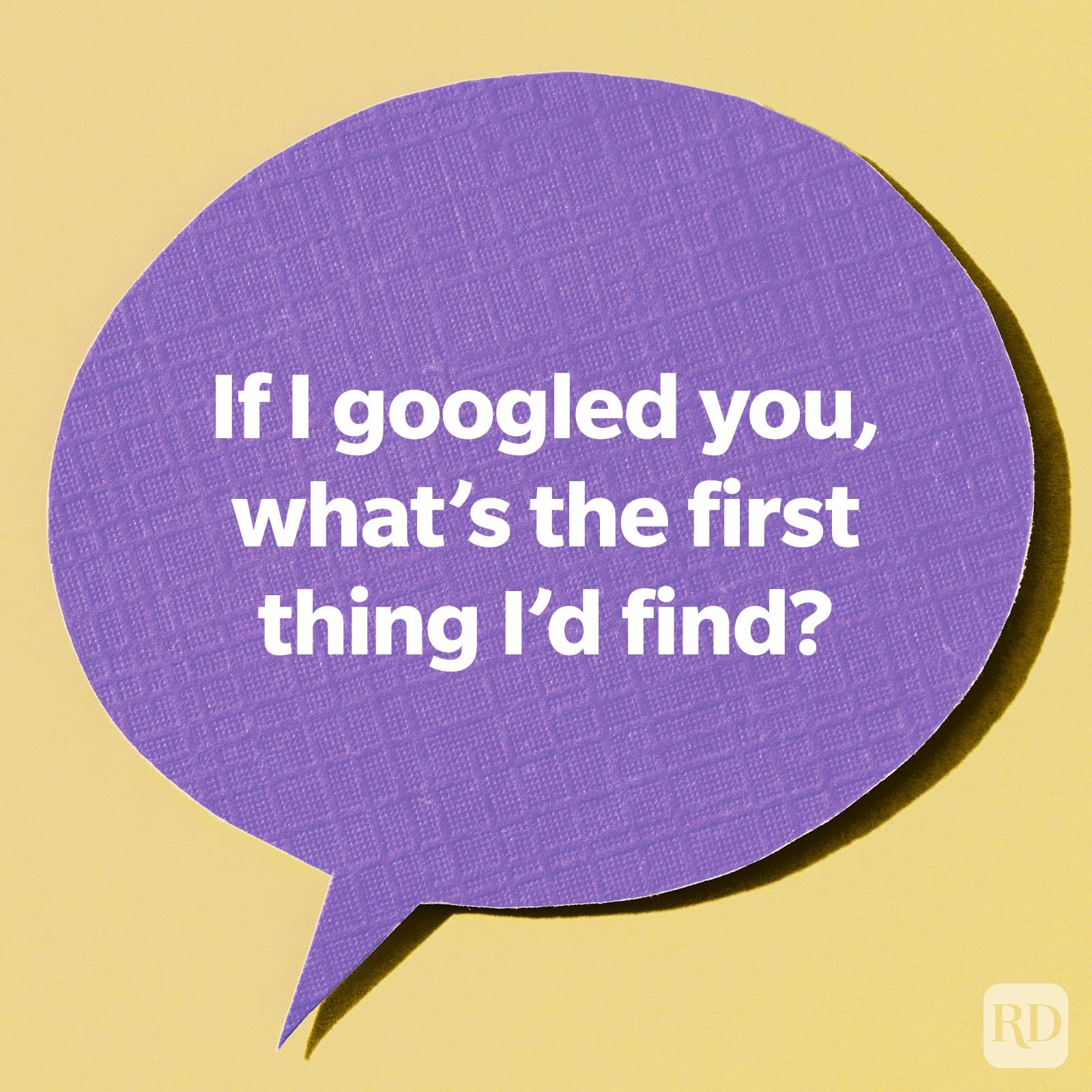 If I googled you, what's the first thing I'd find?