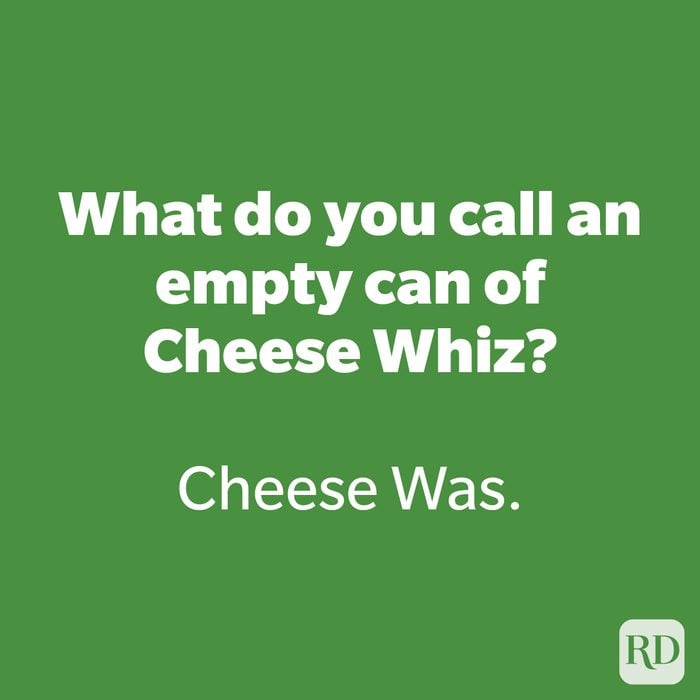 What do you call an empty can of Cheese Whiz?