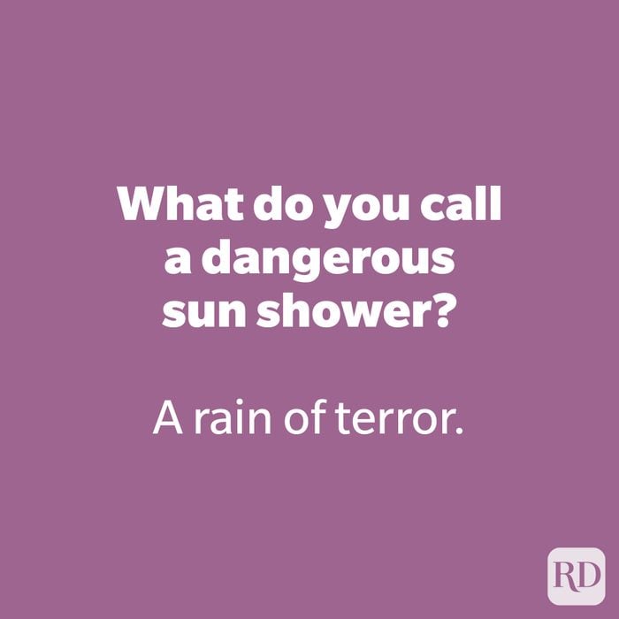 What do you call a dangerous sun shower?