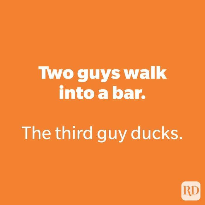Two guys walk into a bar.