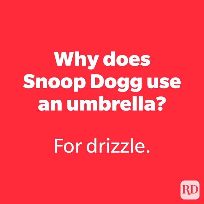 Why does Snoop Dogg use an umbrella?