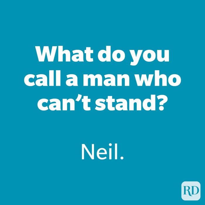What do you call a man who can’t stand?