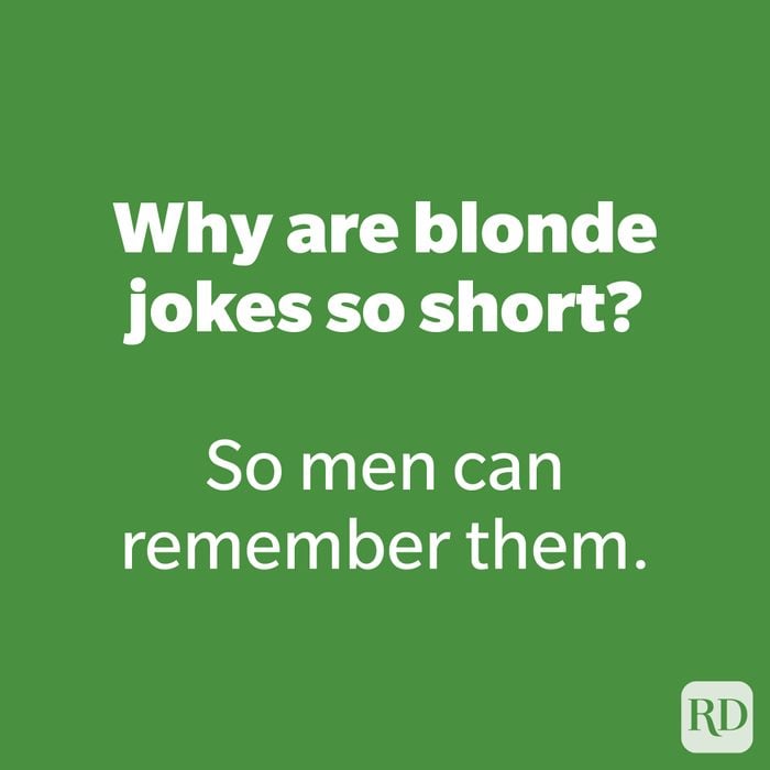 Why are blonde jokes so short? 