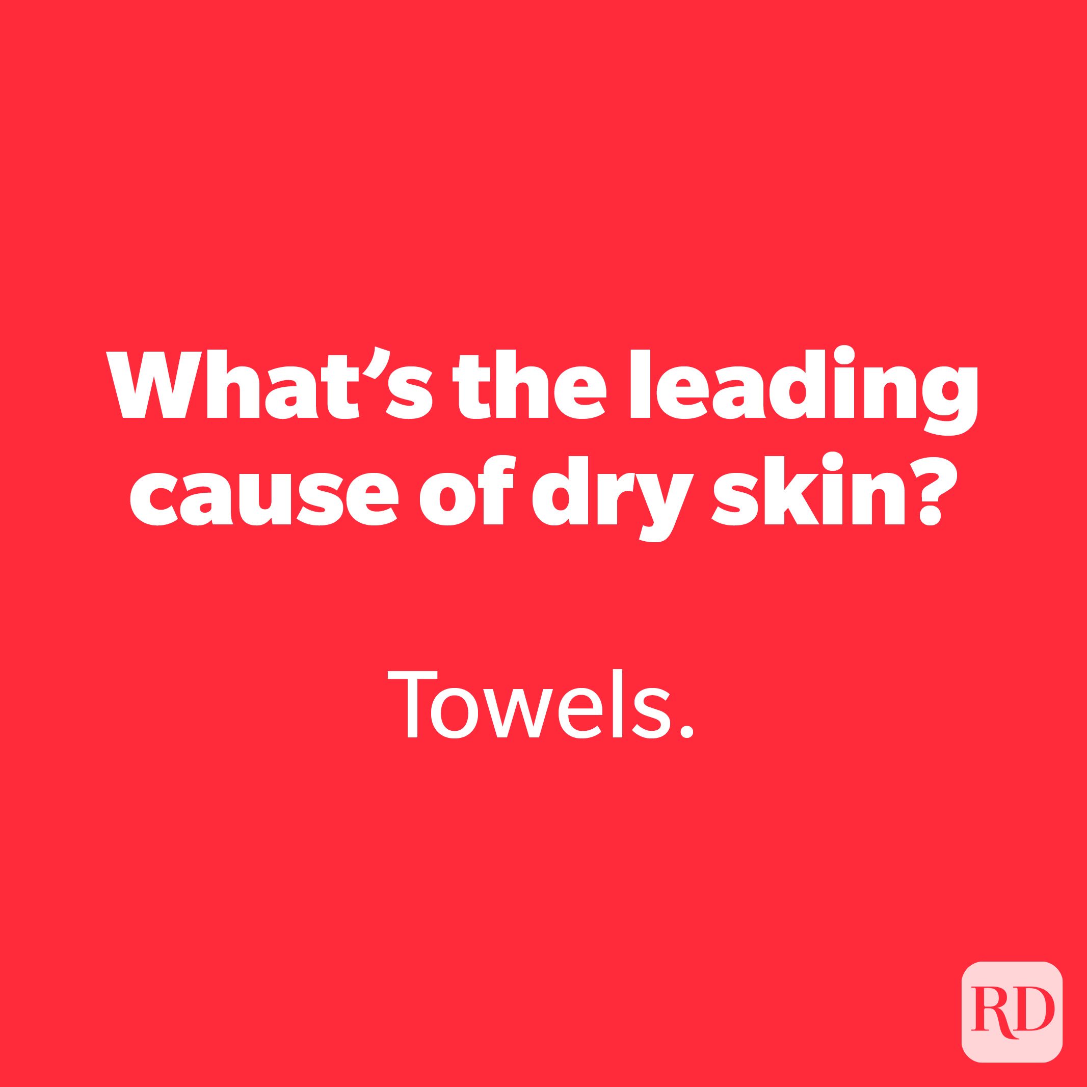 What’s the leading cause of dry skin? 