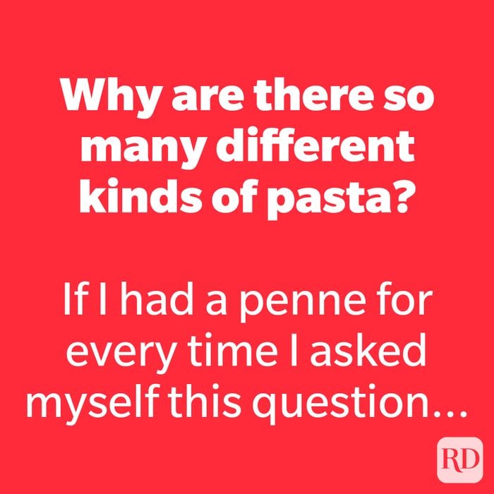 Why are there so many different kinds of pasta? 
