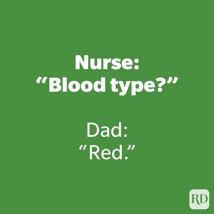 Nurse: Blood type? 