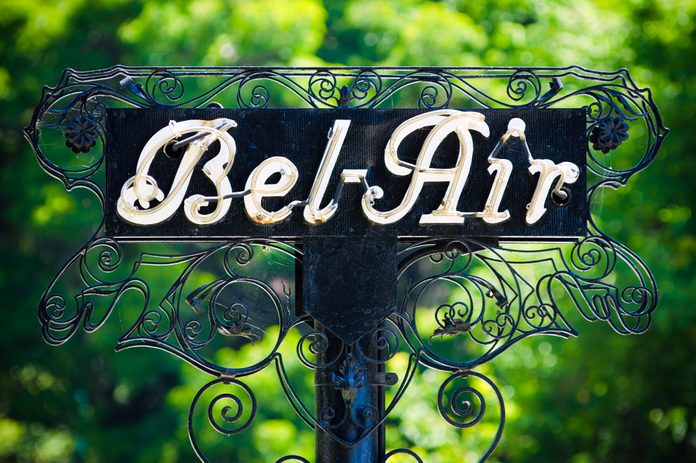Bel-Air sign in Los Angeles, CA