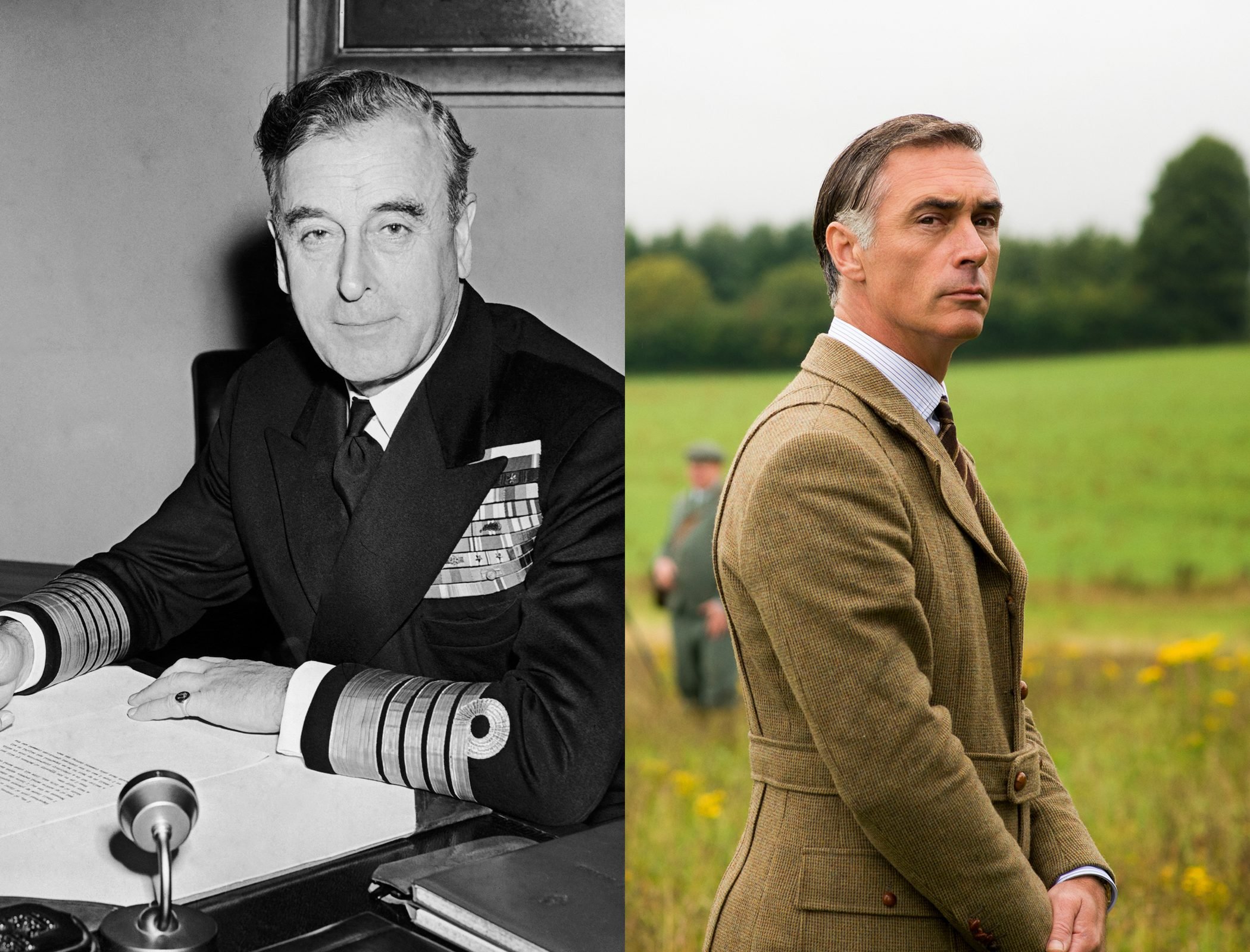 Lord Louis Mountbatten (aka Uncle Dickie), as played by Greg Wise