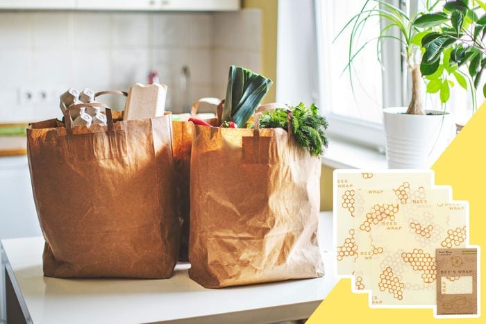 Product Inset Beeswax Wrapper Groceries