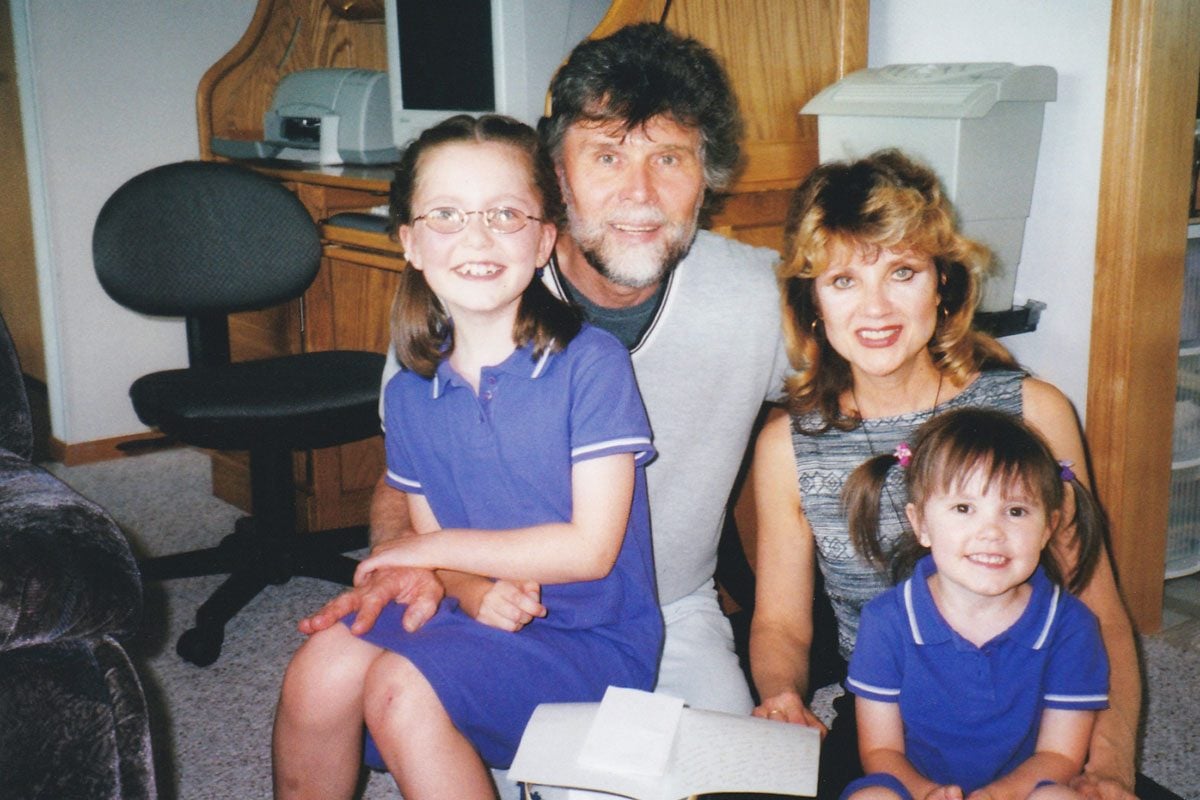 Jerry and Georgene with their granddaughters, Hannah (left) and Hope