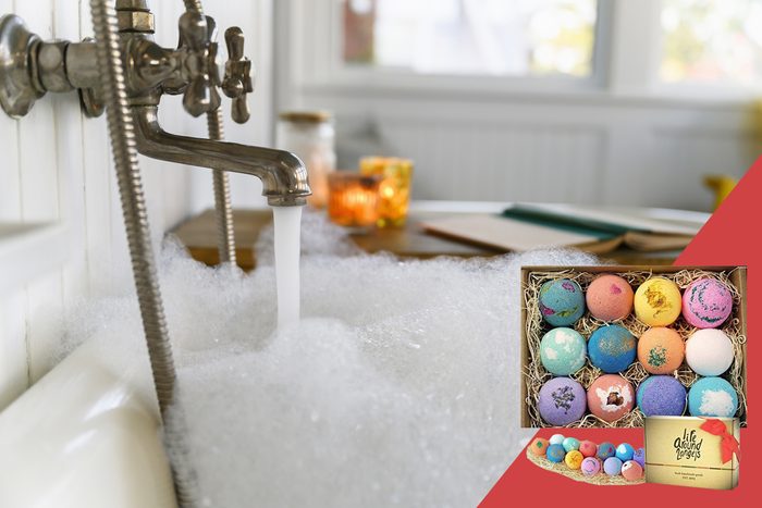 bubble bath at home