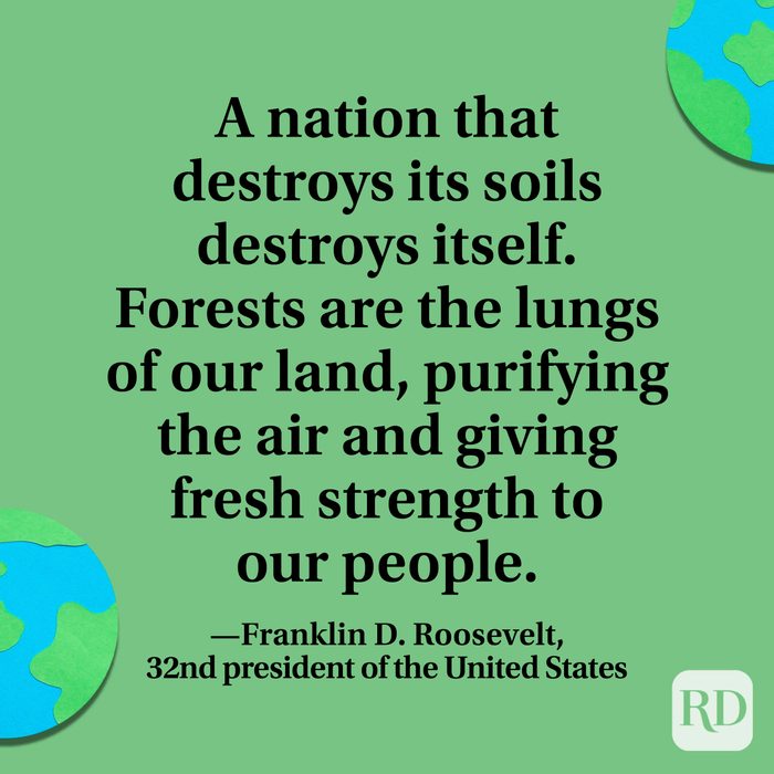 Earth Day Quote By Franklin D Roosevelt