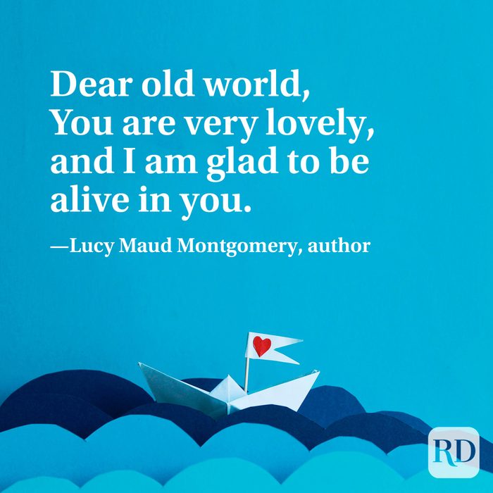 Earth Day Quote By Lucy Maud Montgomery
