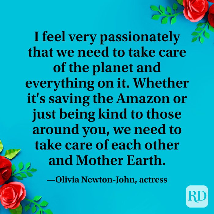 Earth Day Quote By Olivia Newton John