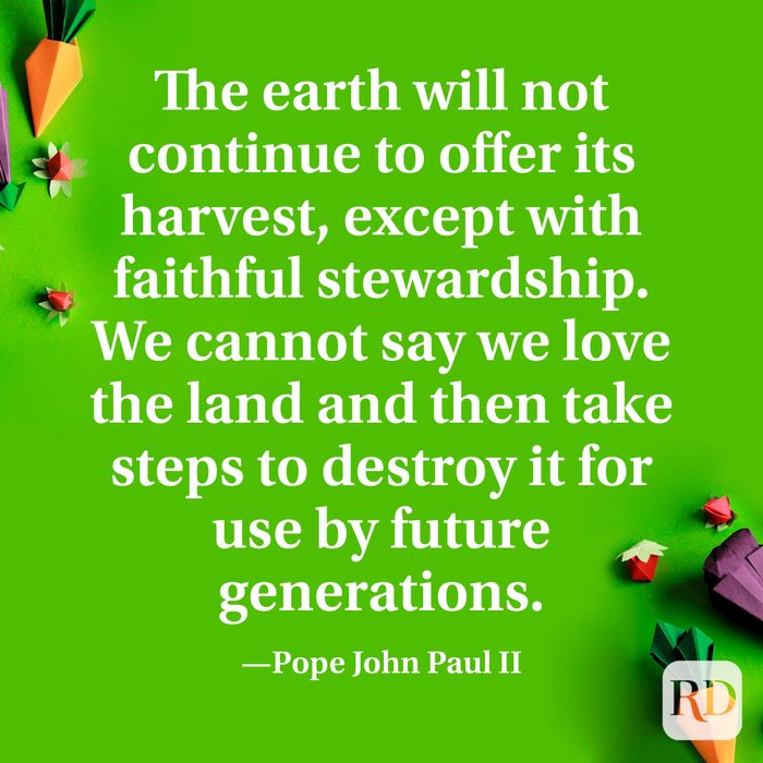 Earth Day Quote By Pope John Paul Ii