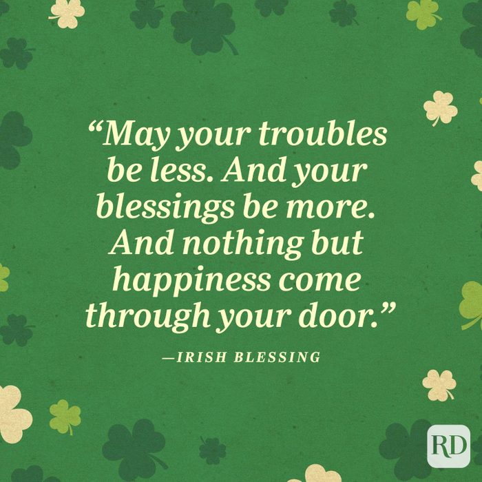 Irish Blessing 2st Patricks Day Quote