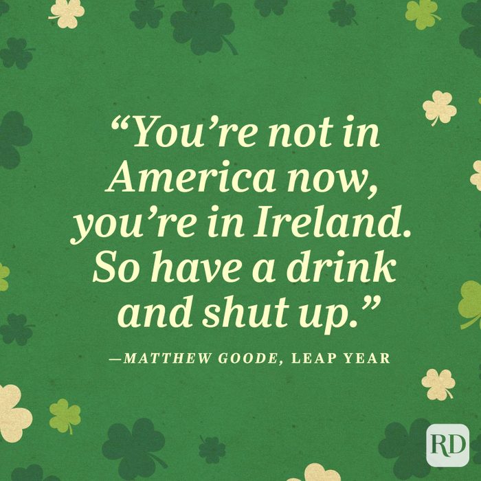 Matthew Goodest Patricks Day Quote