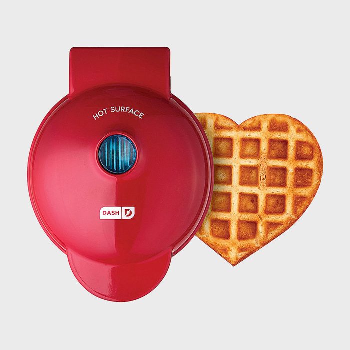 10 Dash Mini Heart Waffle Maker Via Kohls Ecomm