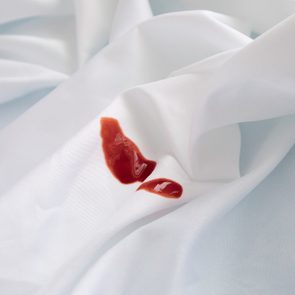 how to get blood out of sheets