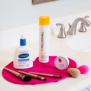 make up brush cleaning supplies