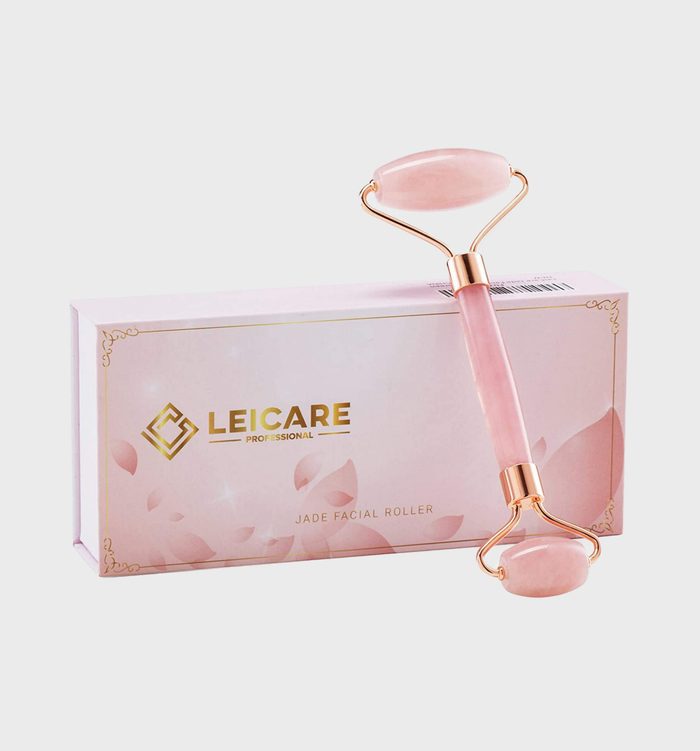 20 Leicare Rose Quartz Face Roller Via Amazon Ecomm