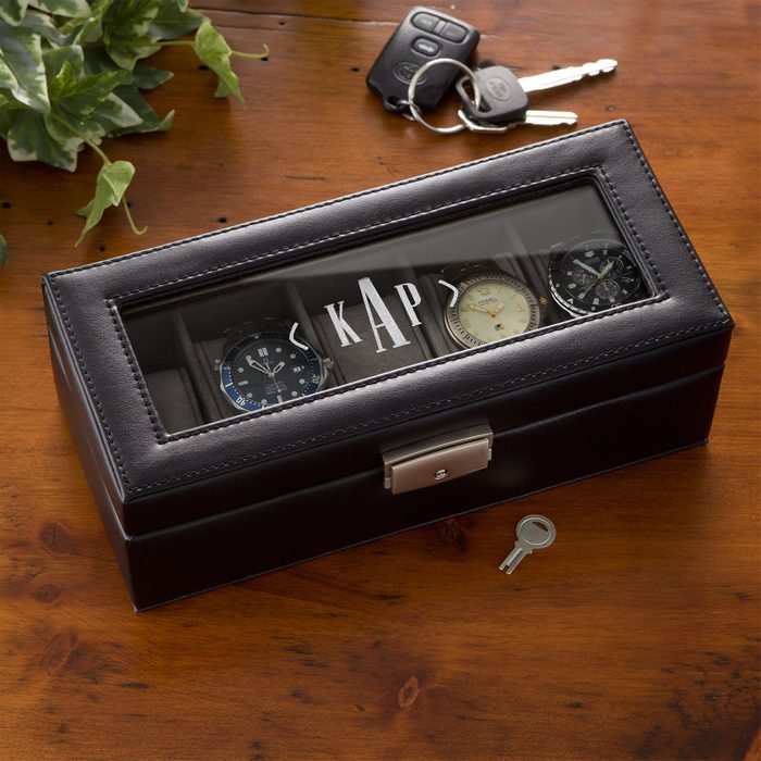 28 Personalization Mall Leather 5 Slot Watch Box Via Personalizationmall Ecomm