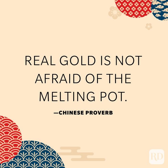 Real gold is not afraid of the melting pot.
