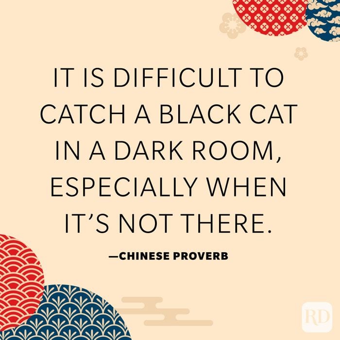 It is difficult to catch a black cat in a dark room, especially when it’s not there.