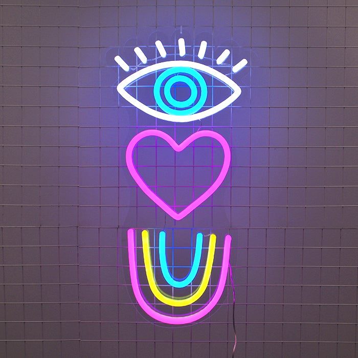 Brite Lite Eye Love U Neon Sign