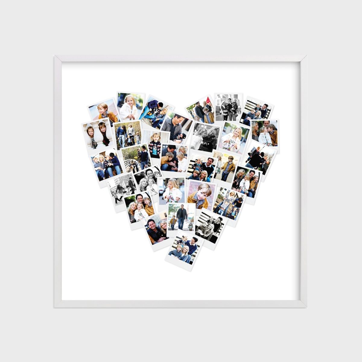 Minted Heart Snapshot Photo Collage