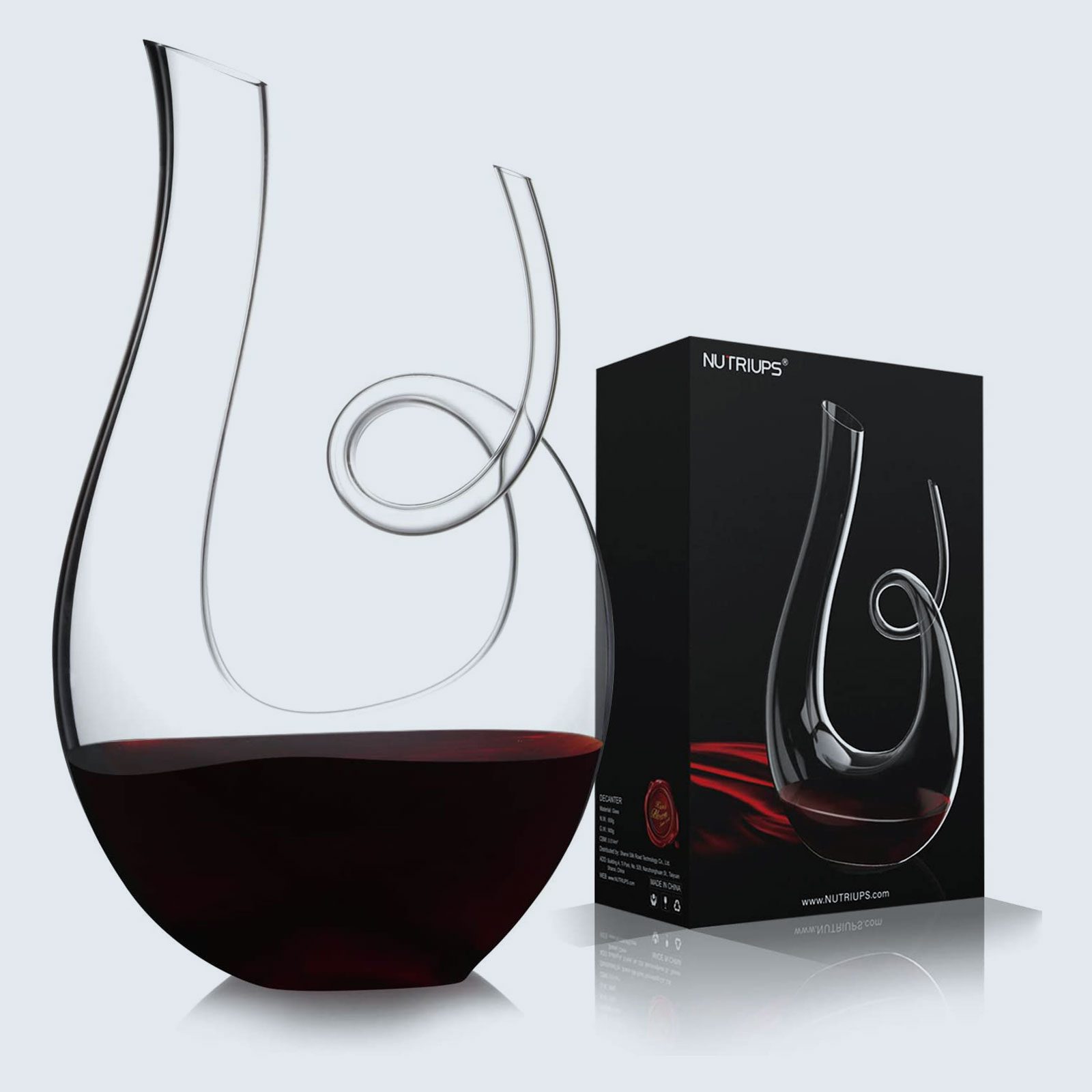 For the wine connoisseur: NUTRIUPS Wine Decanter