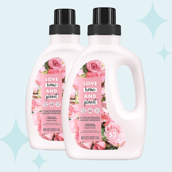 Love Home and Planet Rose Petal and Murumuru Laundry Detergent