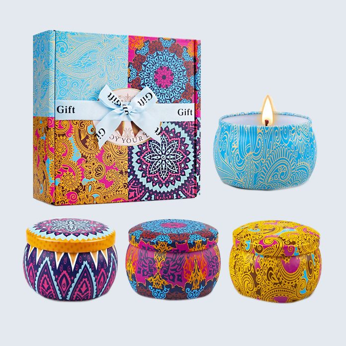 For the zen master: Yinuo Scented Candles Gifts Set