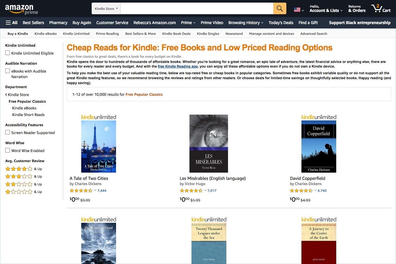 Cheap Reads For Kindle