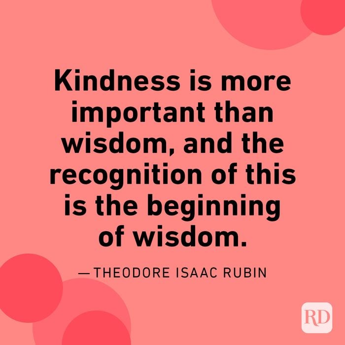 Quote On Kindness By Theodore Isaac Rubin