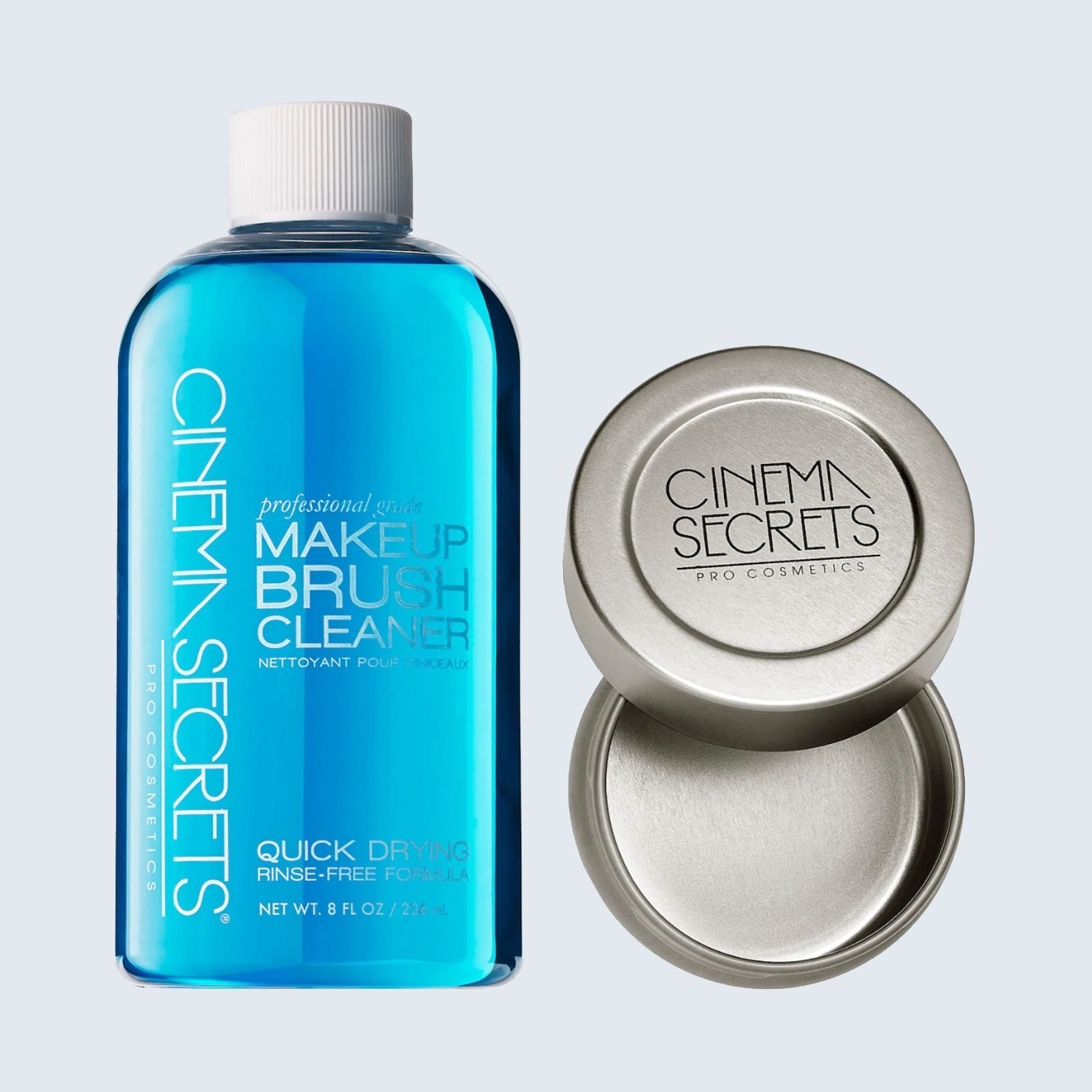 Best antimicrobial makeup brush cleaner: Cinema Secrets Makeup Brush Cleaner Kit