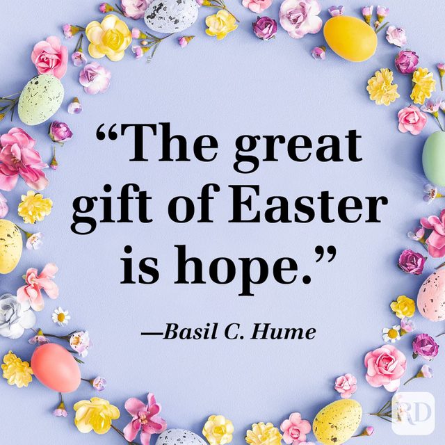 The Great Gift Of Easter Is Hope Quote