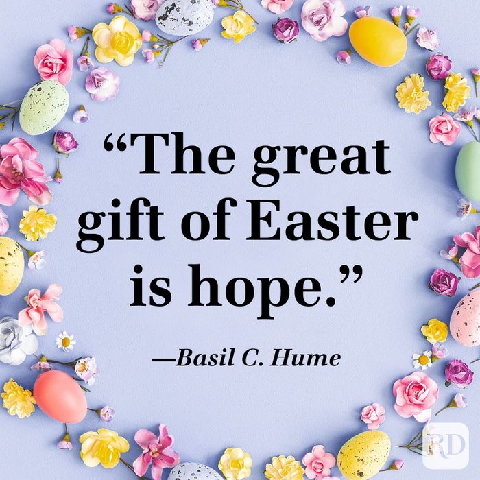 The Great Gift Of Easter Is Hope Quote