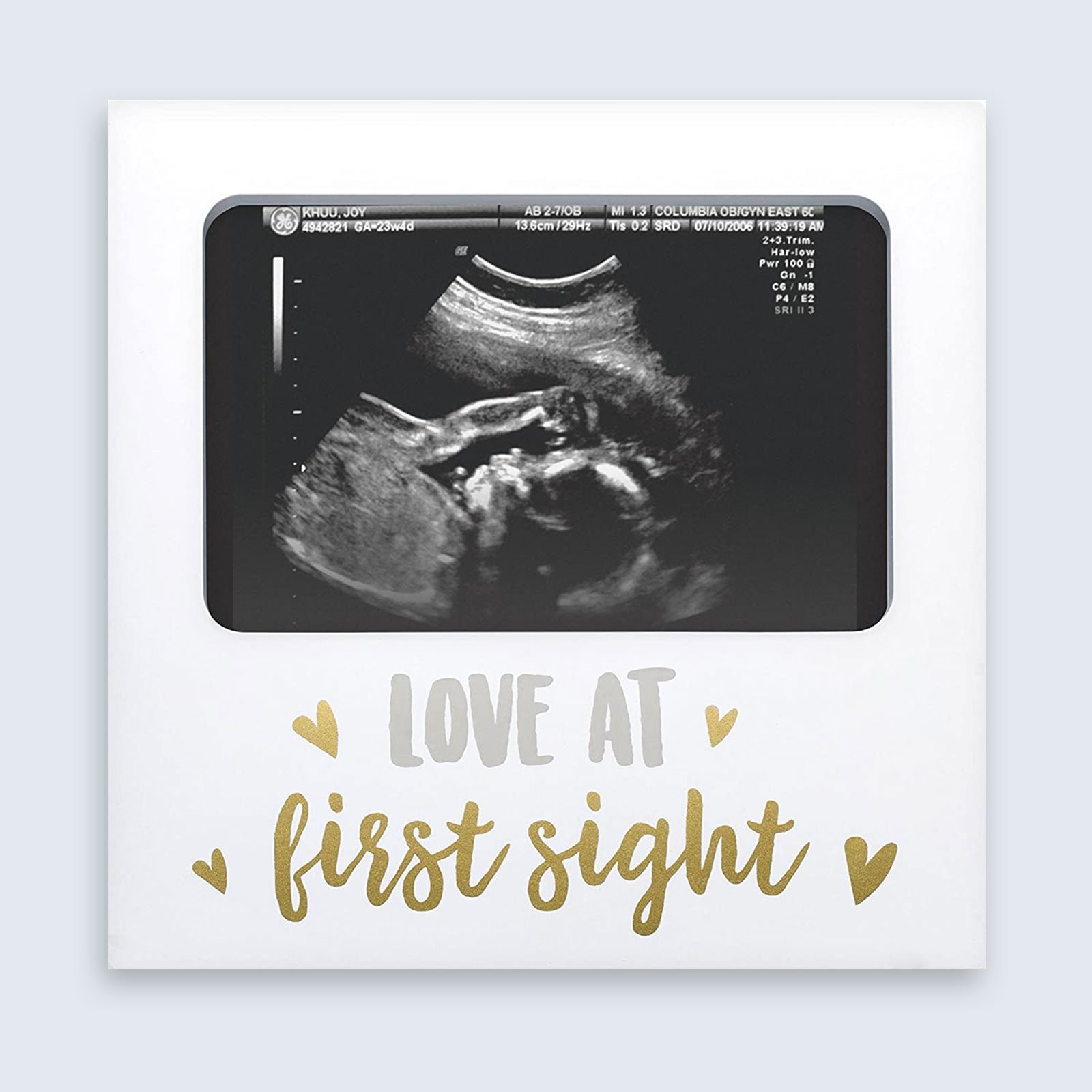 For the mom-to-be: Tiny Ideas Love at First Sight Sonogram Keepsake Photo Frame