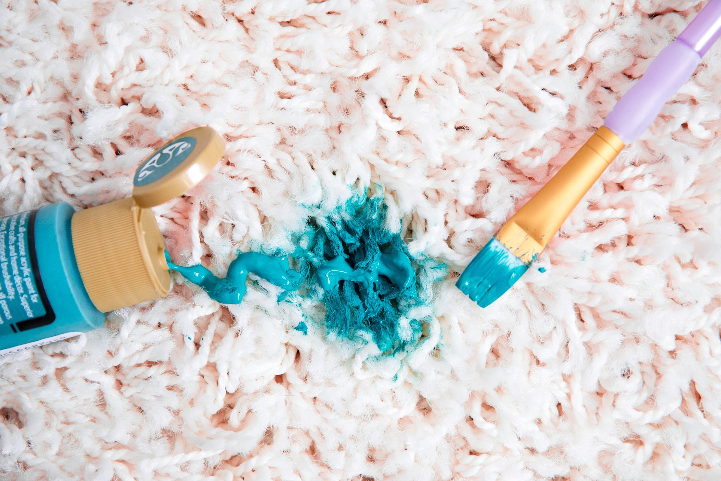 how to get paint out of carpet